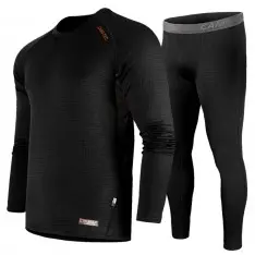 Термобілизна Polarheat Quadro Fleece (LVL.2) - Чорний
