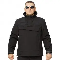 Костюм анорак Casper демісезонний - Чорний (Softshell)