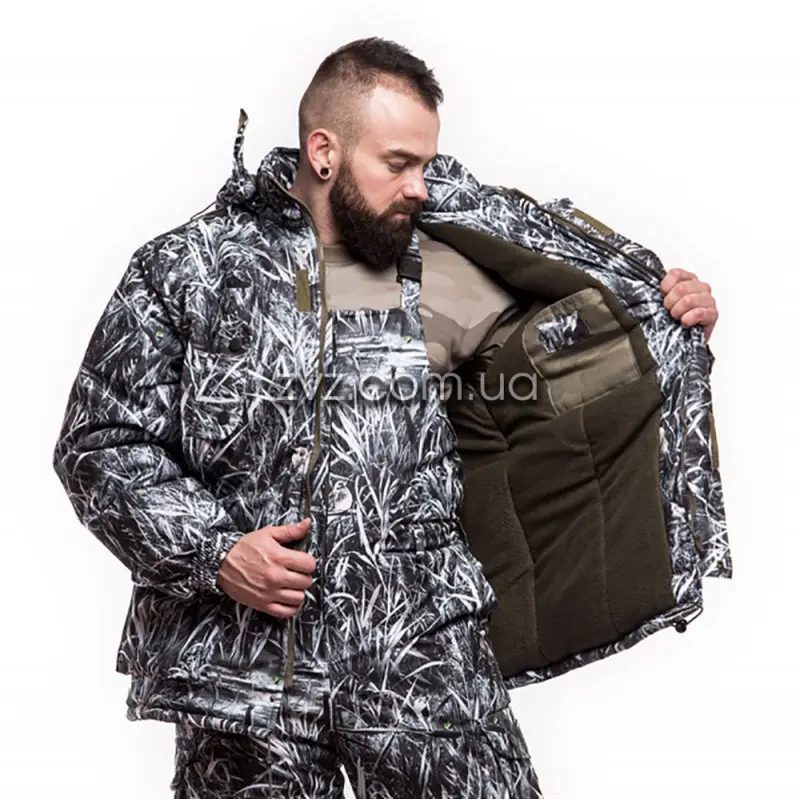 Купить зимний камуфляжный костюм для рыбалки и охоты зимний