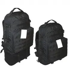 Тактический рюкзак "Tac-Five" 45-65л Чёрный (Трансформер)