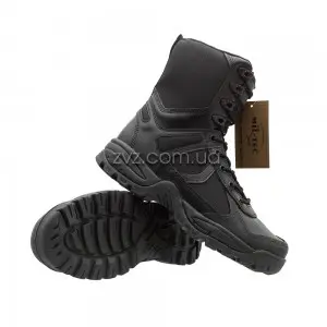 Берцы Mil-Tec Stiefel Patrol Zip - Чёрные
