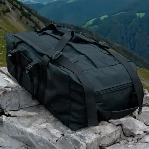 Дорожная сумка - рюкзак Khatex COMPACT (Чёрная) 65л