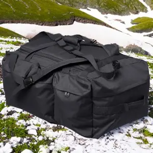 Дорожная сумка - рюкзак Khatex TOURER+ Gen.1 (Чёрный) 111л