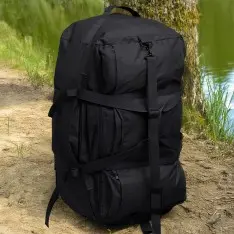 Дорожня сумка - рюкзак Khatex EXPLORER Gen.1 (Чорна) 120л