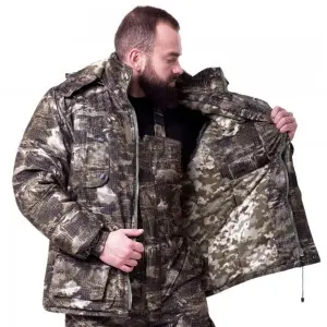 Зимний костюм для рыбалки и охоты "Отаман" Мох (Алова)