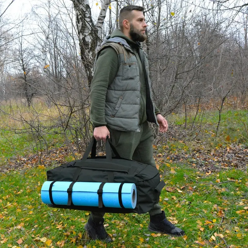 Дорожная сумка - рюкзак "Scout" (Чёрная) 80л купить в Украине ️ ЗВЗ