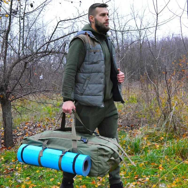 Дорожная сумка - рюкзак Khatex COMPACT (Олива) 65л