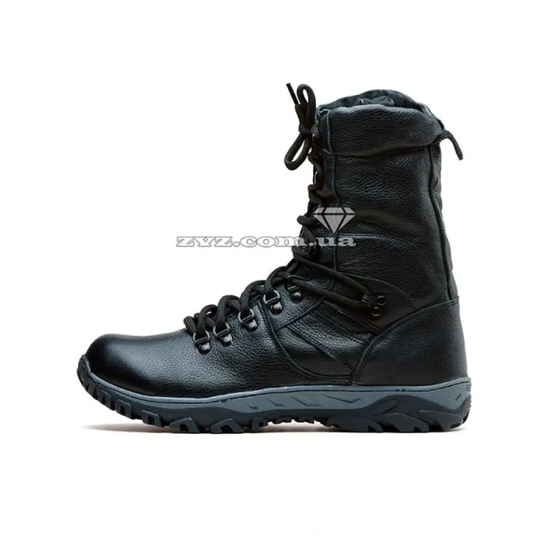 Берцы зимние TechMotion-Leather Full - Чёрный