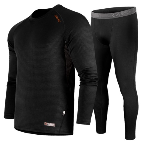 Термобелье Polarheat Quadro Fleece (LVL.2) - Чёрный
