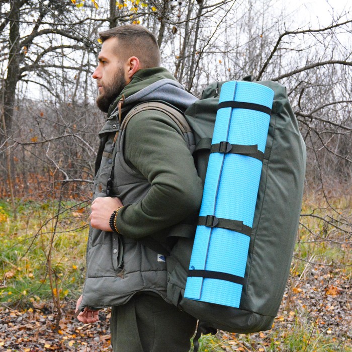 Багажна сумка - рюкзак "Scout" (Олива) 120л