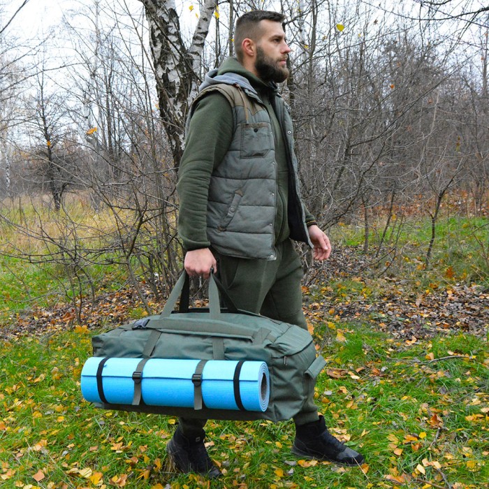 Багажна сумка - рюкзак "Scout" (Олива) 120л