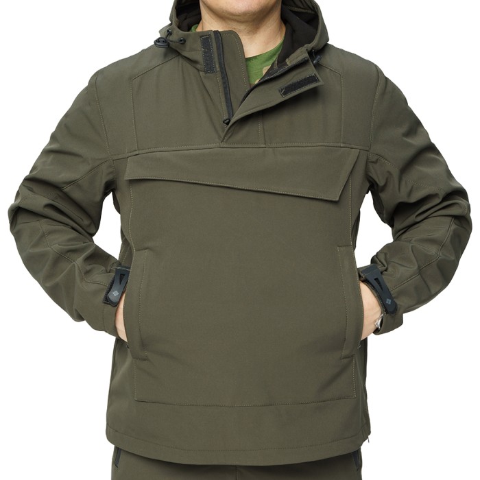 Костюм анорак Casper демисезонный - Олива (Softshell) 