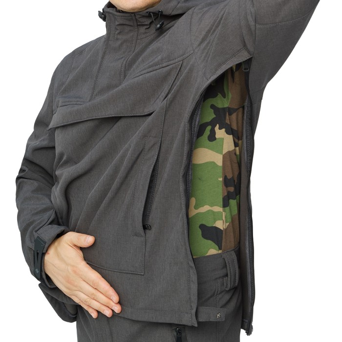 Костюм анорак Casper демисезонный - Серый (Softshell) 
