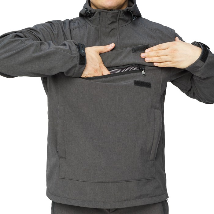 Костюм анорак Casper демисезонный - Серый (Softshell) 