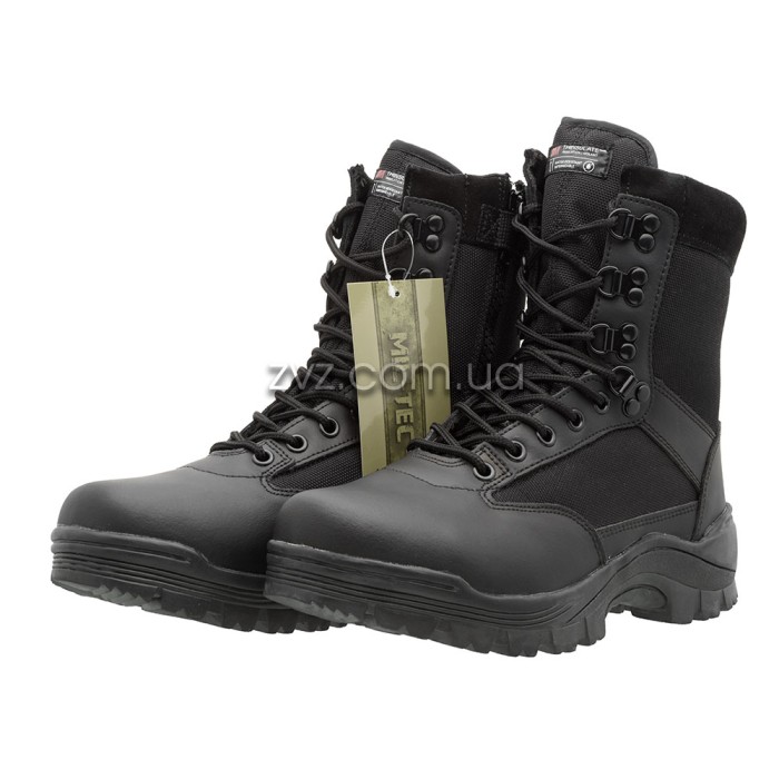 Берцы Mil-Tec Combat boots 1-Zip - Чёрные