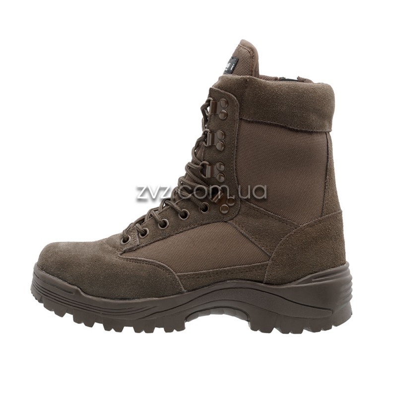 Берцы Mil-Tec Combat boots 1-Zip - Коричневые
