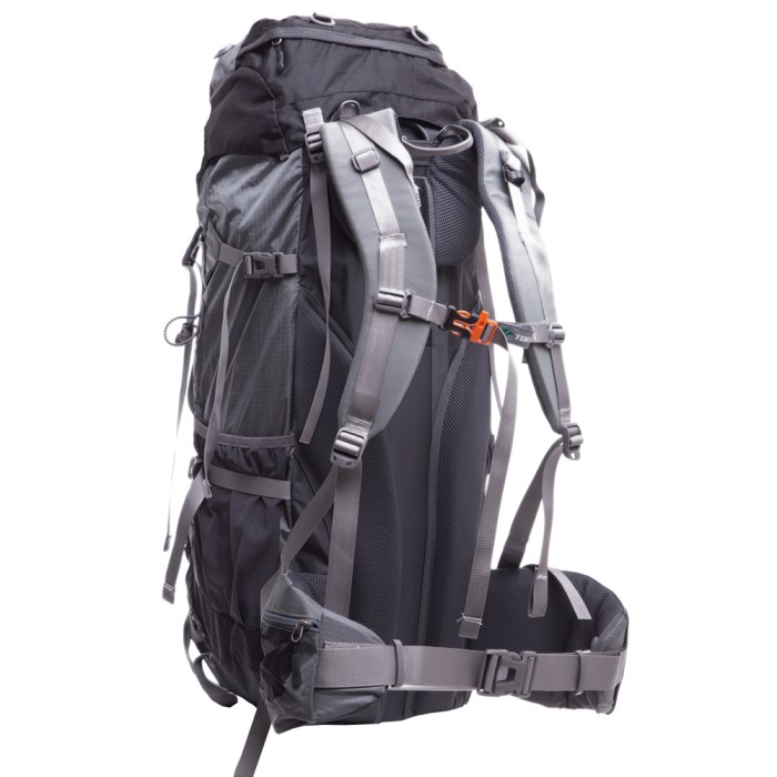 Рюкзак туристический Tofine ACT 65+10л Super Light (Чёрно серый)