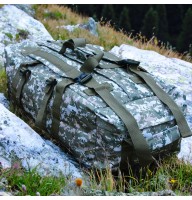Дорожная сумка - рюкзак Khatex COMPACT (Пиксель) 65л