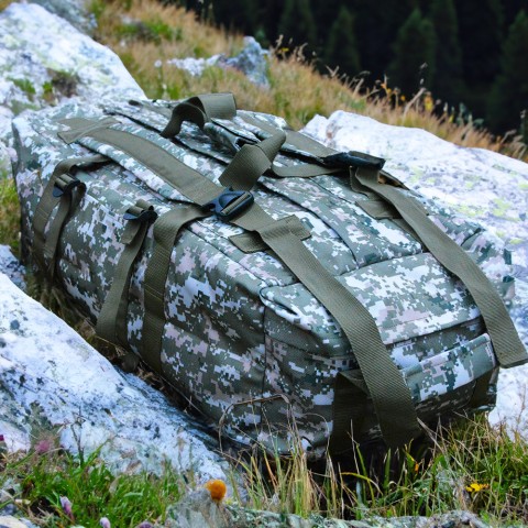 Дорожня сумка - рюкзак Khatex COMPACT (Піксель) 65л Дорожня сумка - рюкзак Khatex COMPACT (Піксель) 65л