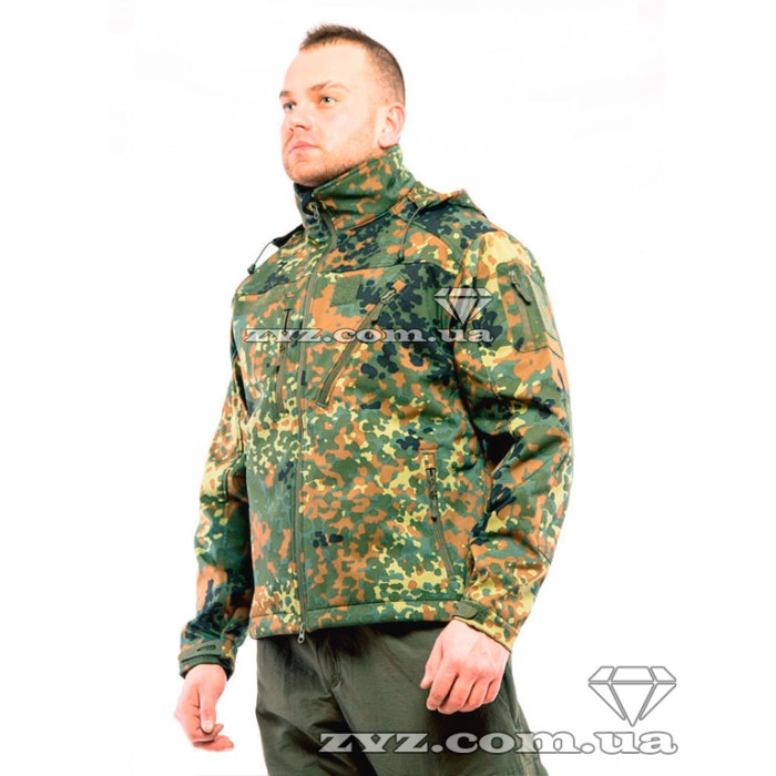 Куртка Mil-Tec Special на флисе Вудланд 48-62р. 