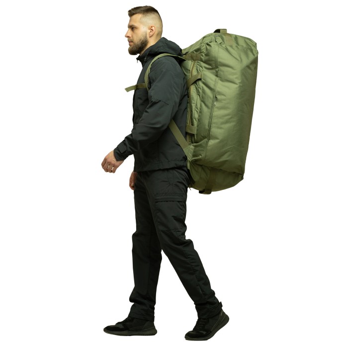 Дорожная сумка - рюкзак Khatex TOURER+ Gen.1 (Олива) 111л