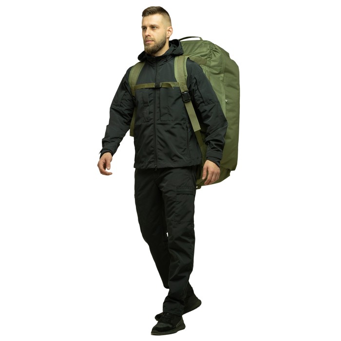 Дорожная сумка - рюкзак Khatex TOURER+ Gen.1 (Олива) 111л