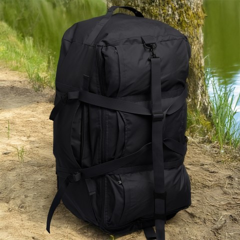 Дорожная сумка - рюкзак Khatex EXPLORER Gen.1 (Чёрная) 120л