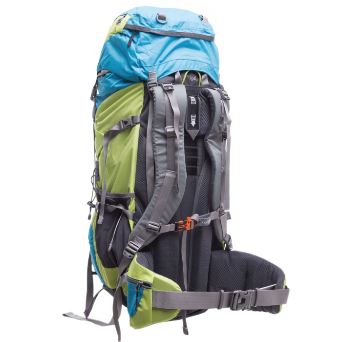 Рюкзак туристичний Tofine ACT 55 + 10л Classic (Салатово-блакитний)