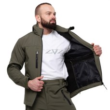 Костюм Great-Hunting демисезонный - Олива (Softshell) 