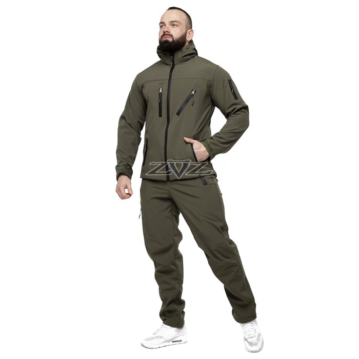 Костюм Great-Hunting демісезонний - Олива (Softshell)