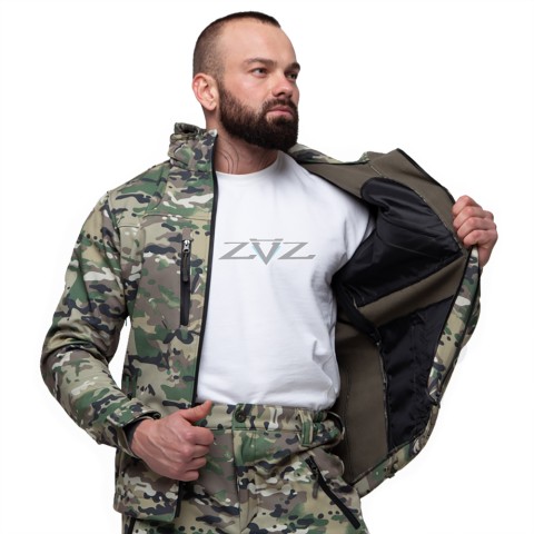 Костюм Great-Hunting демісезонний - Мультикам (Softshell)