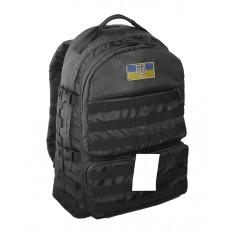 Тактичний рюкзак "Tac-Five" 40л Чорний (Ортопедичний)
