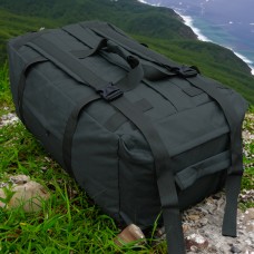 Дорожня сумка - рюкзак "Scout" (Чорна) 80л